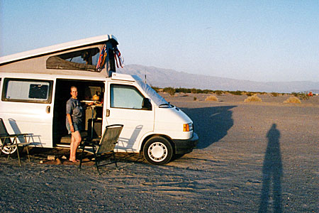 Camping in Death Valley