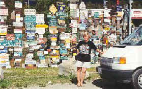 Watson Lake sign post forest