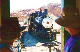 Train at Virginia City