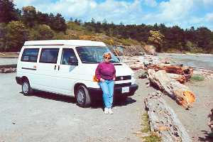 On the Beach In British Columbia