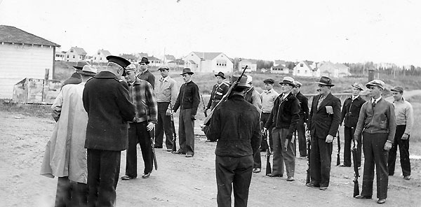 Abitibi Canyon Civil Guard - photographer unknown