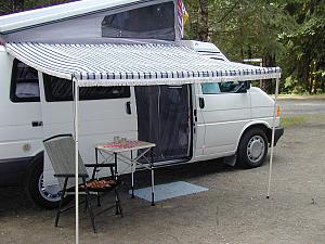 Our finely crafted EuroVan awning